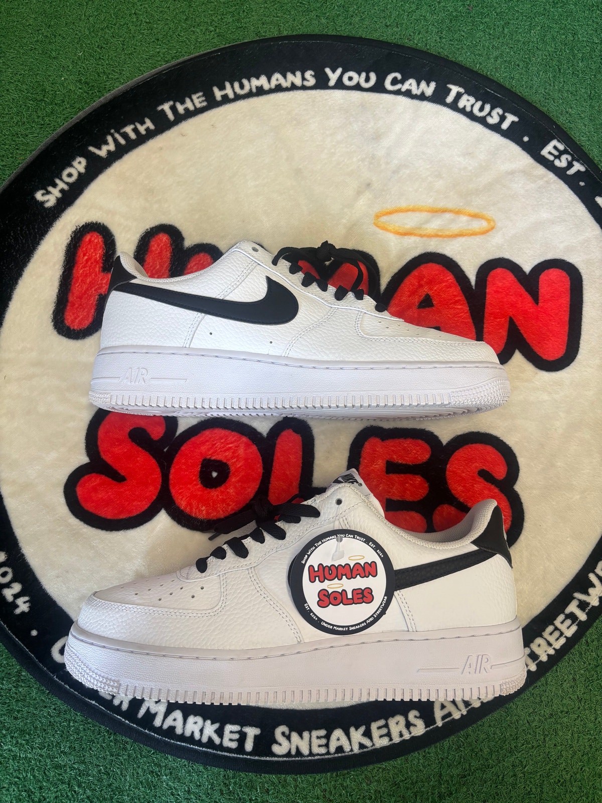Nike Air Force One Low ‘White/Black’|Size 10m